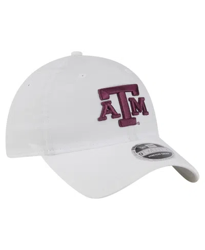 New Era Men's White Texas A M Aggies Active Ripstop 9twenty Adjustable Hat