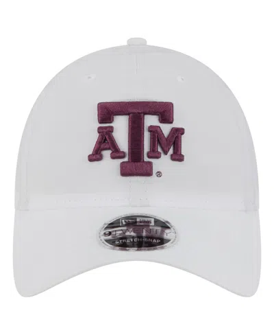 New Era Men's White Texas A M Aggies Active Ripstop 9twenty Adjustable Hat