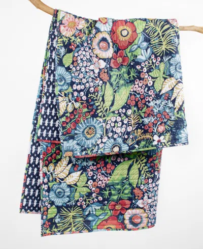 Levtex Night Garden Reversible Quilted Throw, 50" X 60" In Multi