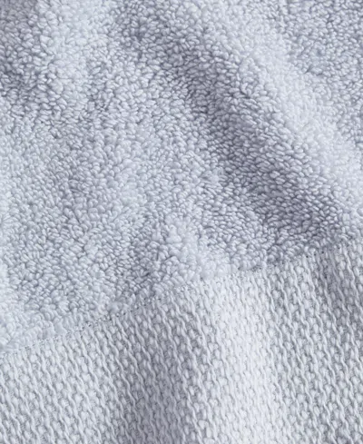 Calvin Klein Entwine Solid Cotton Terry 2-pc. Bath Towel Set, 64" X 34" In Blue