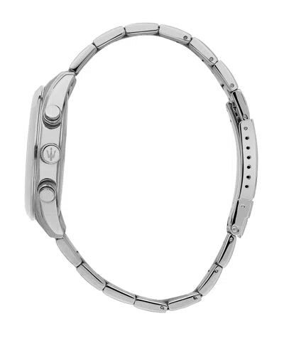 Maserati Men's Multifunction Stainless Steel Metal Band Watch, 43mm