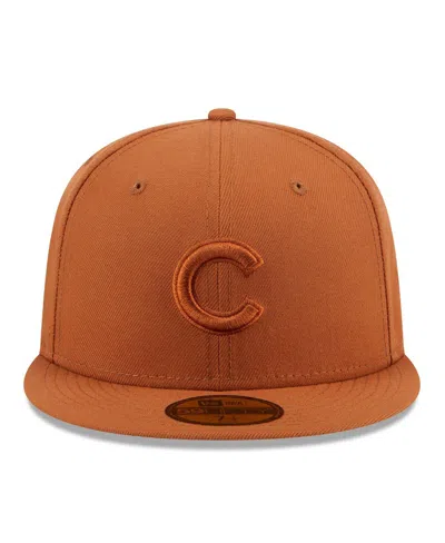 New Era Men's Brown Chicago Cubs Spring Color 59fifty Fitted Hat