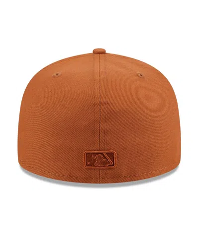 New Era Men's Brown Chicago Cubs Spring Color 59fifty Fitted Hat