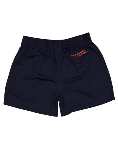 New Era Men's Navy Red Bull Racing Graphic Soccer Shorts In Blue