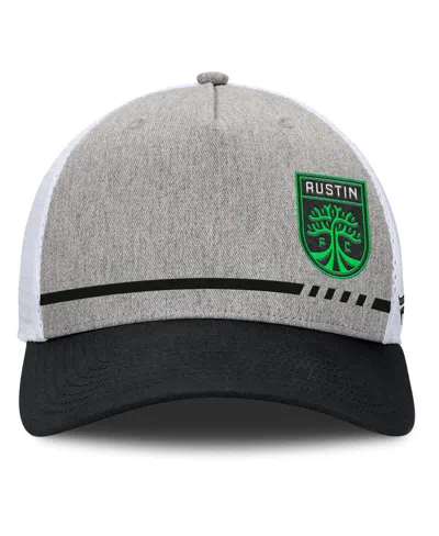 Fanatics Men's Heather Gray Austin Fc Low Block Trucker Adjustable Hat