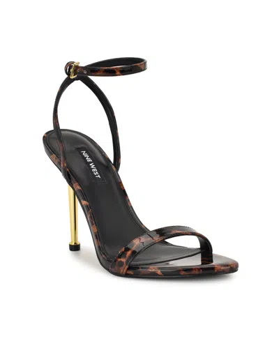 Nine West Women's Reina Ankle Strap Stiletto Sandals
