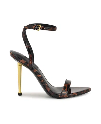 Nine West Women's Reina Ankle Strap Stiletto Sandals