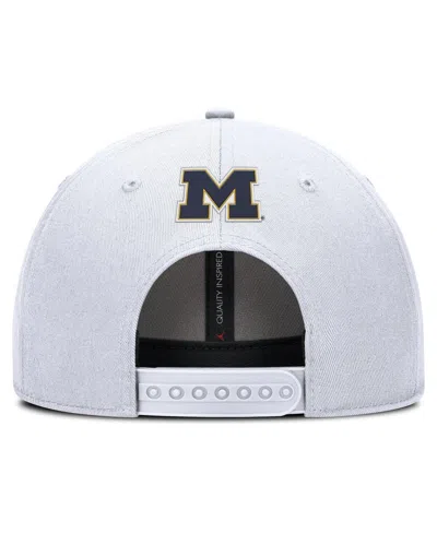 Nike Men's White Michigan Wolverines Rise Practice Adjustable Hat In White