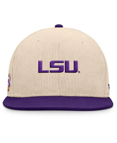 Fanatics Men's Tan Lsu Tigers Catcher Snapback Hat