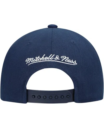 Mitchell & Ness Big Boys And Girls Navy Dallas Cowboys Team Ground Snapback Hat In Blue