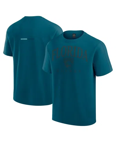 Fanatics Men's Blue Florida Panthers Elements Flex Tri-blend T-shirt In Green