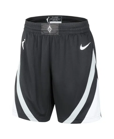 Nike Black Las Vegas Aces On-court Victory Performance Shorts In Black