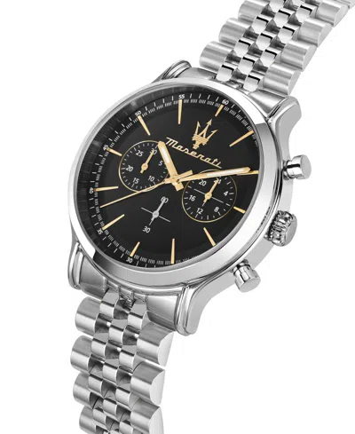 Maserati Men's Chronograph Stainless Steel Metal Band Watch, 42mm