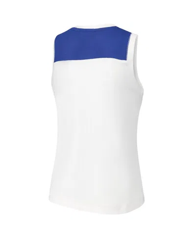 47 Brand '47 White Philadelphia Phillies Premier Zoey Waist Length Tank Top In White