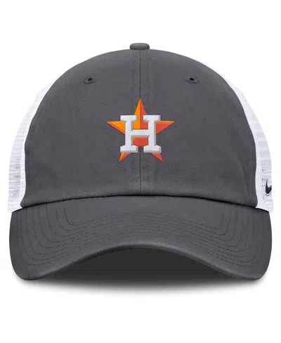 Nike Men's Gray Houston Astros Adjustable Trucker Hat In Gray