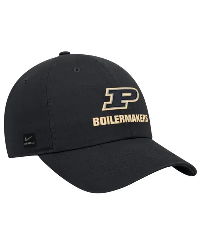 Nike Men's Black Purdue Boilermakers 2025 On-field Club Adjustable Hat