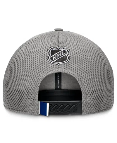 Fanatics Men's Gray Toronto Maple Leaf's Authentic Pro Home Ice Trucker Adjustable Hat