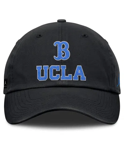 Jordan Men's Black Ucla Bruins 2025 Sideline Club Adjustable Hat