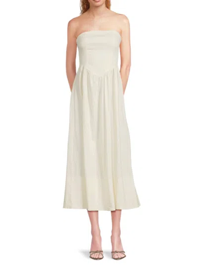 Weworewhat Women's Corset Maxi Dress