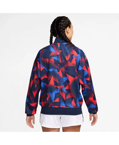 Nike Women'sâ Navy Uswnt 2025 Academy Pro Anthem Performance Full-zip Jacket In Multi