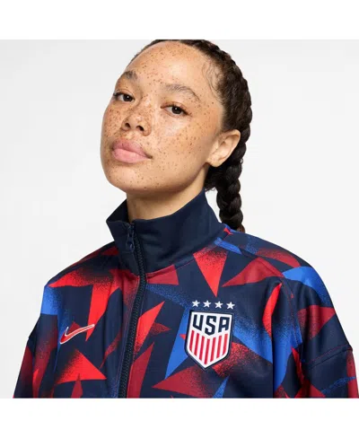 Nike Women'sâ Navy Uswnt 2025 Academy Pro Anthem Performance Full-zip Jacket In Multi