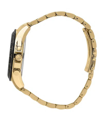 Maserati Men's Chronograph Gold Metal Band Watch, 45mm