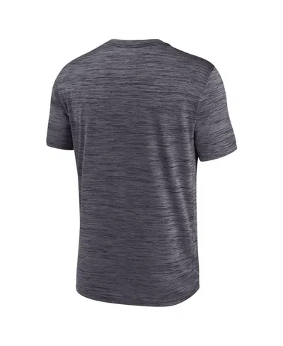 Nike Men's Black Iowa Hawkeyes Campus Center Block Velocity Performance T-shirt In Gray