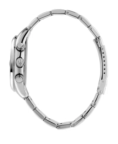 Maserati Men's Multifunction Stainless Steel Metal Band Watch, 43mm
