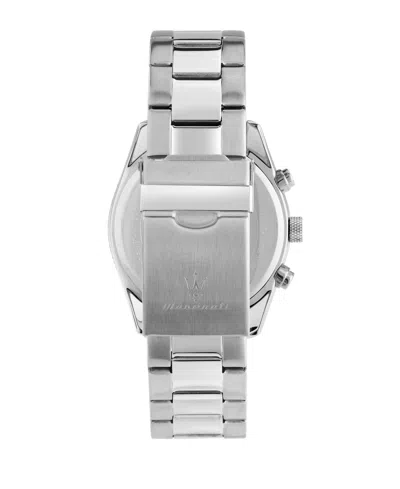 Maserati Men's Multifunction Stainless Steel Metal Band Watch, 43mm