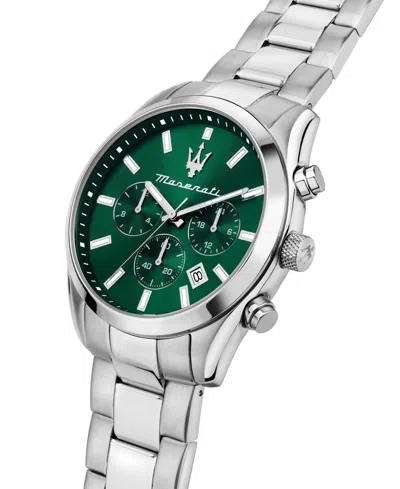 Maserati Men's Multifunction Stainless Steel Metal Band Watch, 43mm