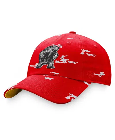 Top Of The World Women's Red Maryland Terrapins Oht Military Appreciation Betty Adjustable Hat