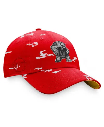 Top Of The World Women's Red Maryland Terrapins Oht Military Appreciation Betty Adjustable Hat