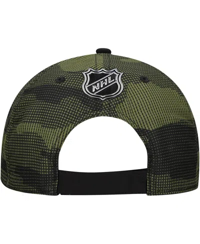 Fanatics Men's Black Anaheim Ducks Authentic Pro Military Appreciation Adjustable Hat