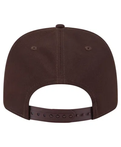 New Era Men's Brown San Diego Padres Circle Patch 9seventy Stretch-snap Hat