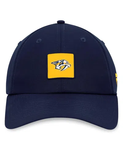 Fanatics Men's Navy Nashville Predators Authentic Pro Rink Adjustable Hat