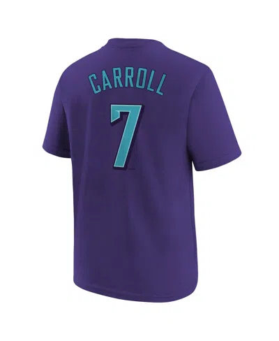 Nike Big Boys And Girls Corbin Carroll Purple Arizona Diamondbacks Fuse City Connect Name Number T-shirt In Blue