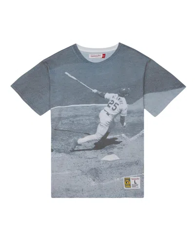 Mitchell & Ness Men's Mark Mcgwire St. Louis Cardinals Cooperstown Collection Highlight Sublimated Player Graphic T- In Gray