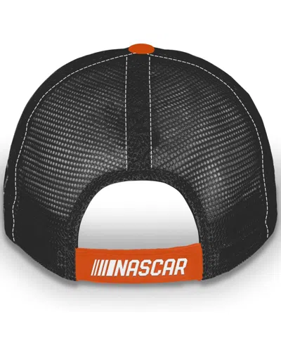Checkered Flag Sports Men's And Women's Orange Chase Briscoe Vintage Patch Trucker Adjustable Hat