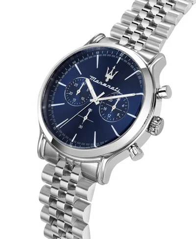 Maserati Men's Chronograph Stainless Steel Metal Band Watch, 42mm