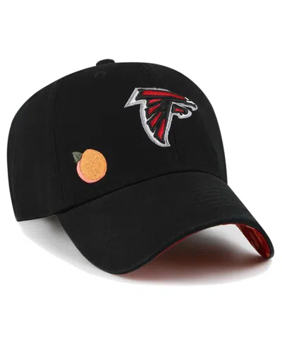 47 Brand Women's Black Atlanta Falcons Confetti Icon Clean Up Adjustable Hat