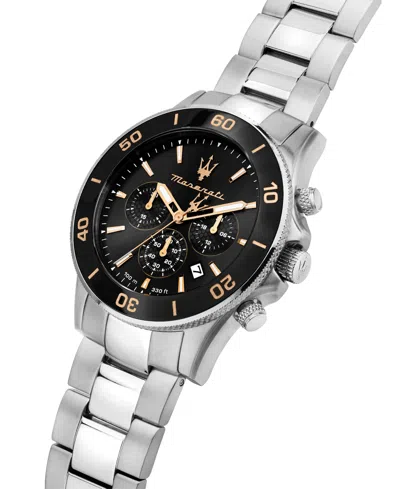 Maserati Men's Chronograph Stainless Steel Metal Band Watch, 43mm