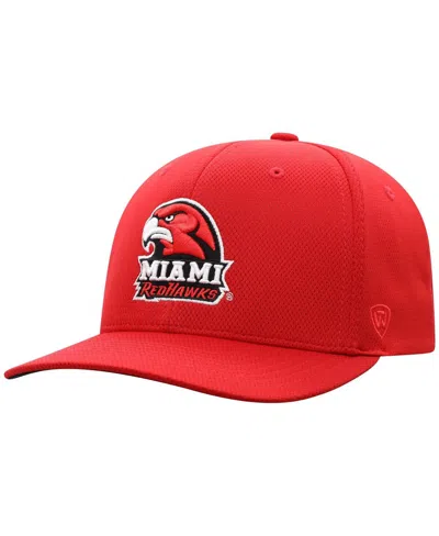 Top Of The World Men's Red Miami University Redhawks Reflex Performance Flex Hat