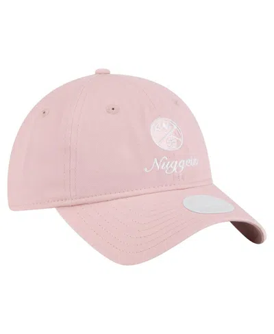 New Era Women'sâ Pink Denver Nuggets Gameday Preppy 9twenty Adjustable Hat
