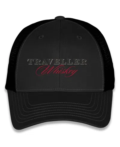 Jr Motorsports Official Team Apparel Men's Black Justin Allgaier Traveler Whiskey Sponsor Adjustable Hat