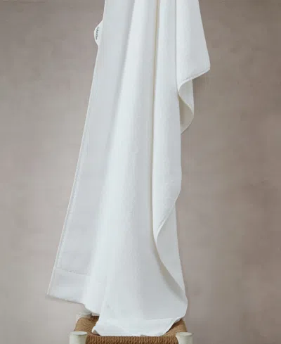 Calvin Klein Entwine Solid Cotton Terry 2-pc. Bath Towel Set, 64" X 34" In White