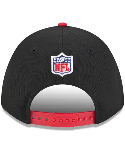 New Era Big Boys And Girls Black/red Kansas City Chiefs 2025 Nfl Draft 9forty A-frame M-crown Adjustable Hat In Black