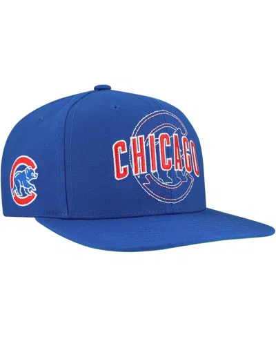 Mitchell & Ness Men's Royal Chicago Cubs Double Up Snapback Hat
