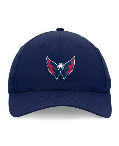 Fanatics Men's Navy Washington Capitals Front Office Ripstop Adjustable Hat