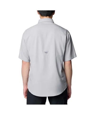 Columbia Men's Big & Tall Pfg Tamiami Ii Short Sleeve Shirt In Gray