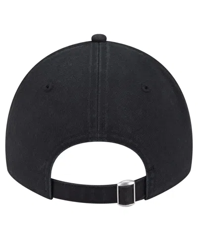 New Era Men's And Women's Black Chicago Sky Core Alt Logo 9twenty Adjustable Hat